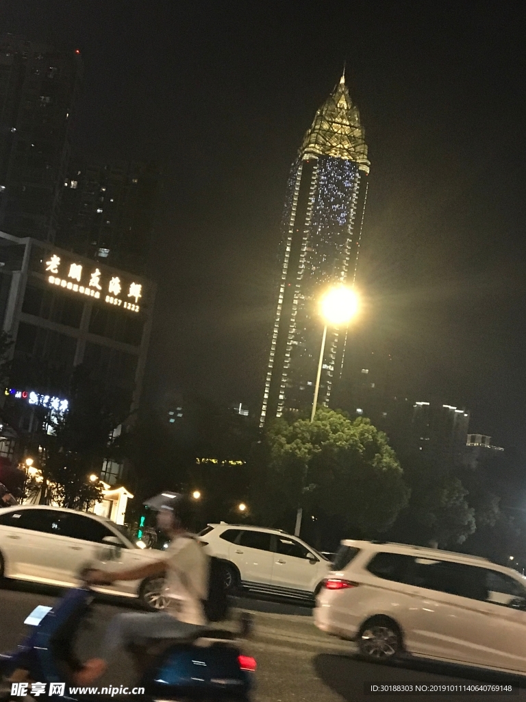 温州世贸大楼夜景