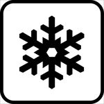 天气图标系列 雪花图标