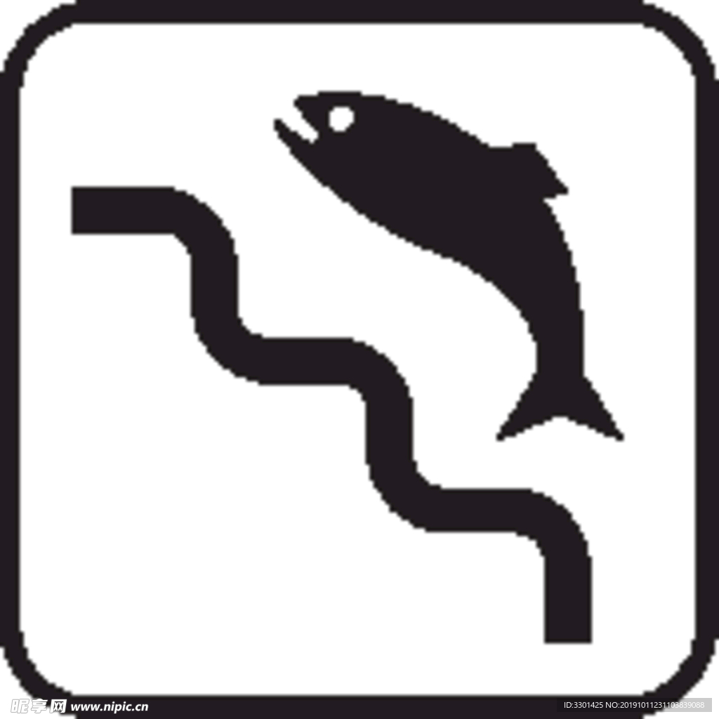 生活图标系列 鱼图标