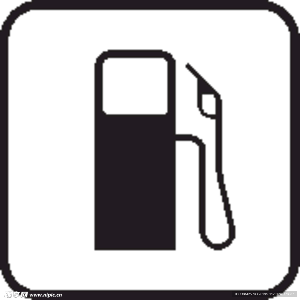 交通图标系列 加油站图标