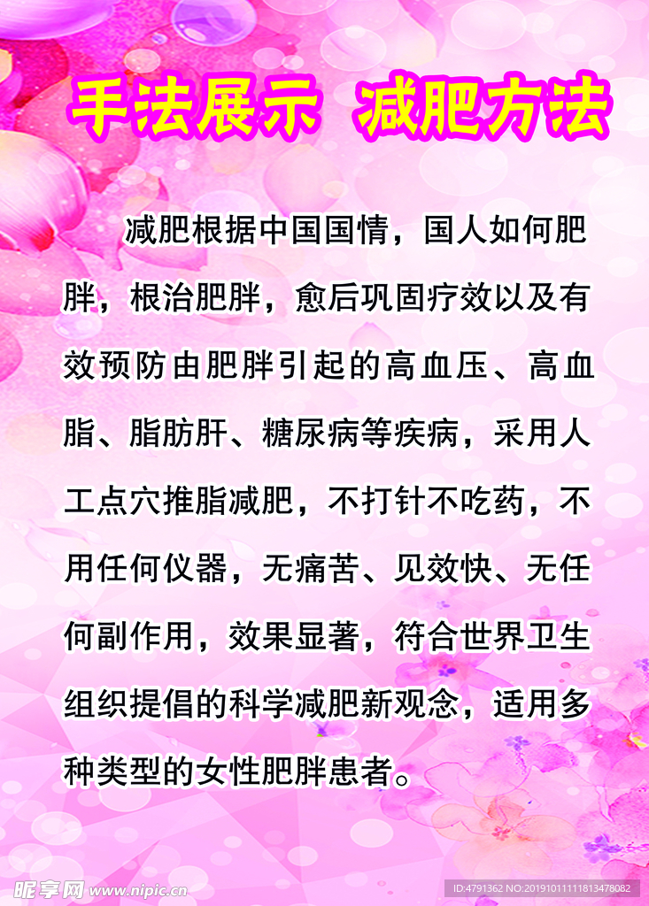 减肥方法 制度展板