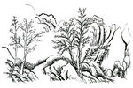 水墨山水  水墨小景