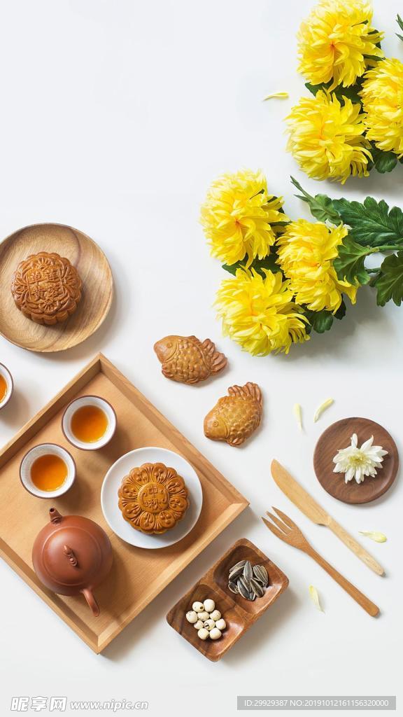 月饼茶点