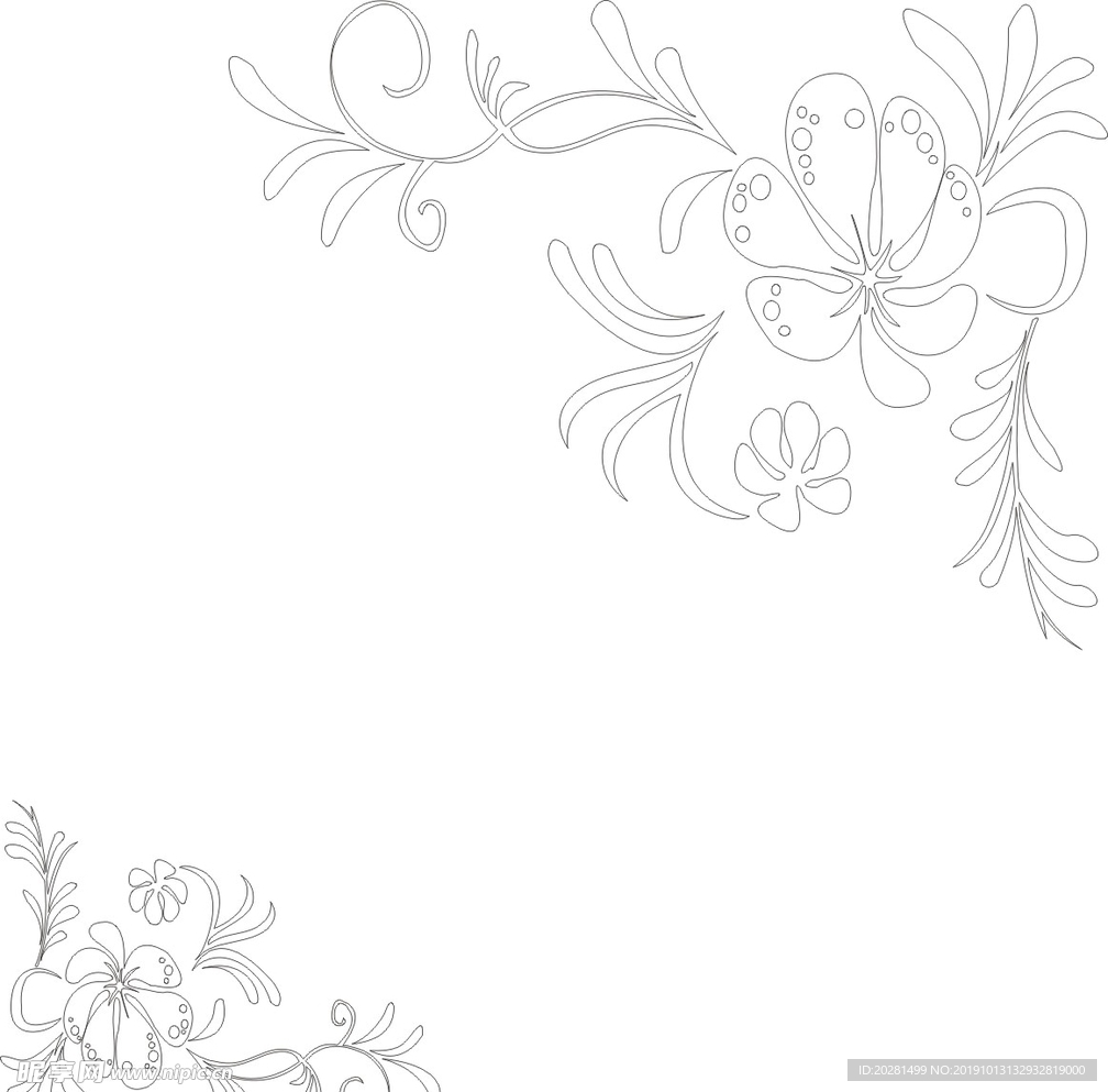 对角花