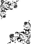 对角花