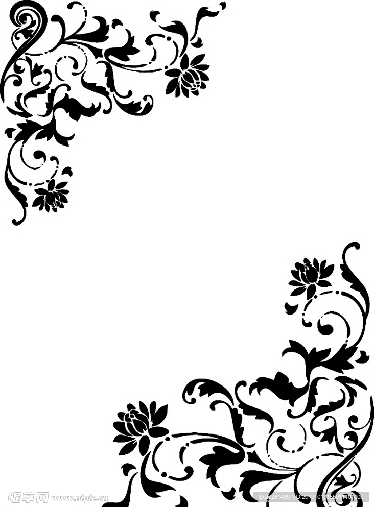 对角花