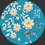 新中式花鸟装饰画