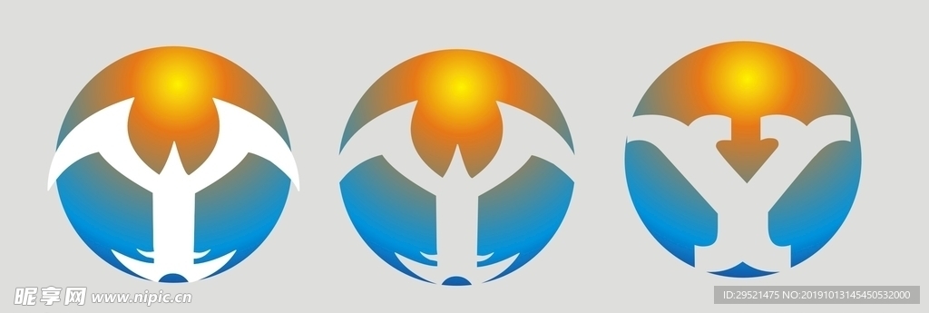 Y型标志设计