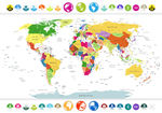 世界平面图