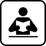 生活图标系列 阅读室图标