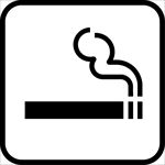 生活图标系列 吸烟区图标