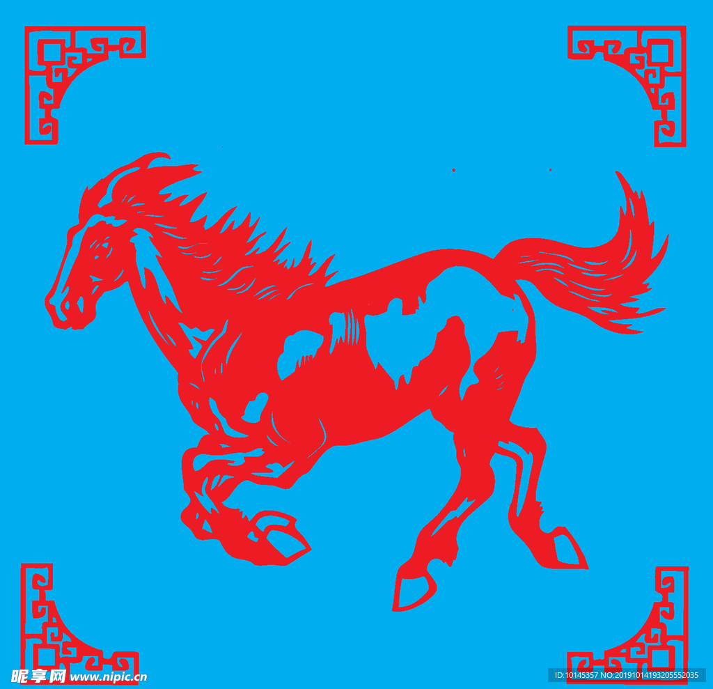 马剪纸