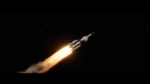 火箭飞行宇宙星空背景