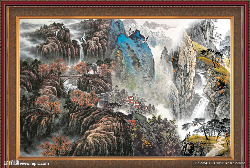 国画山水