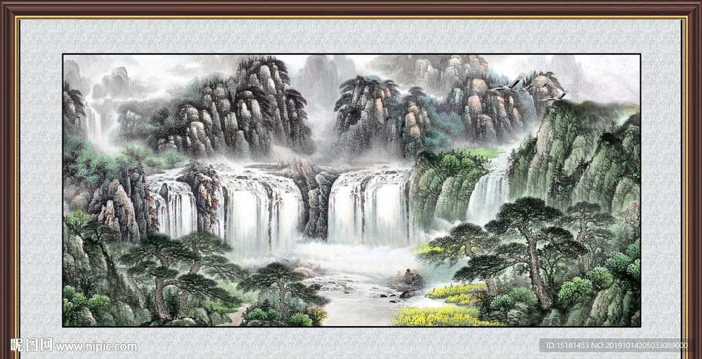 聚宝盆山水
