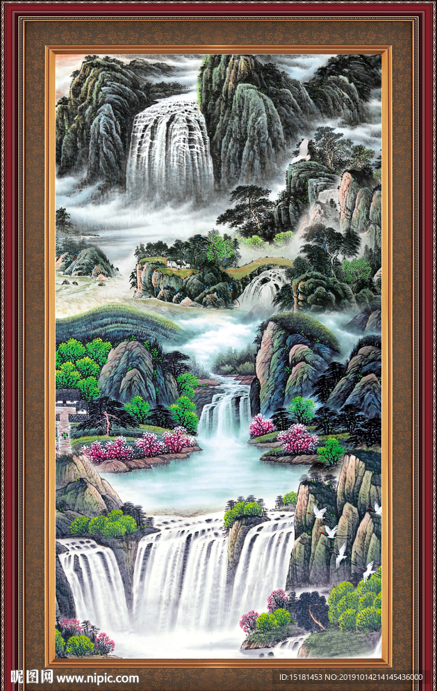 聚宝盆山水