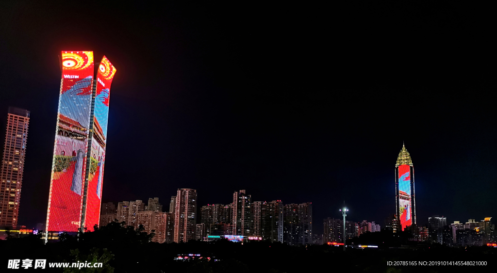 置信广场夜景 温州 温州夜景