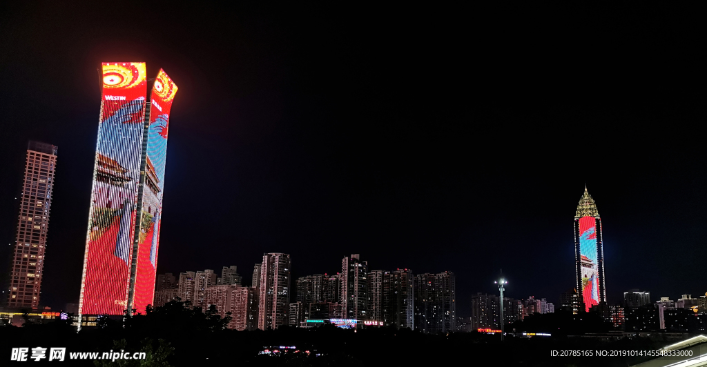 置信广场夜景 温州 温州夜景