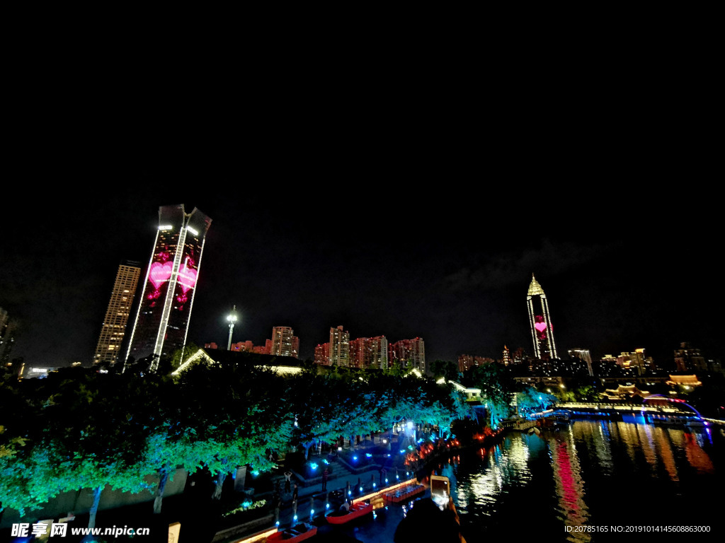 置信广场夜景 温州 温州夜景