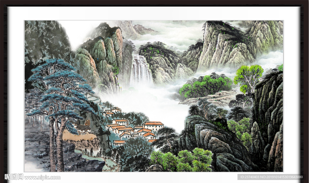 水墨画