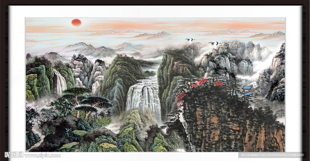 国画山水