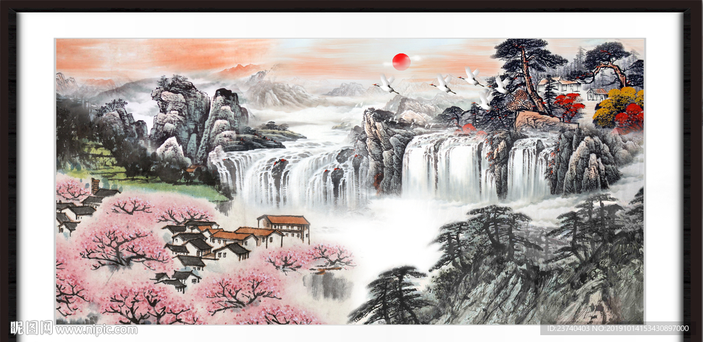 国画山水