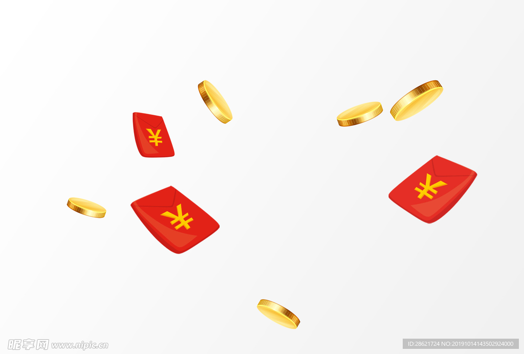 红包素材 卡通红包