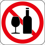 生活图标系列 禁止喝酒图标