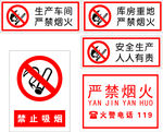 严禁烟火标示