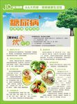 科学饮食宣传单