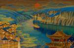 重庆风景插画