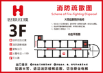 消防疏散图 消防安全 消防图