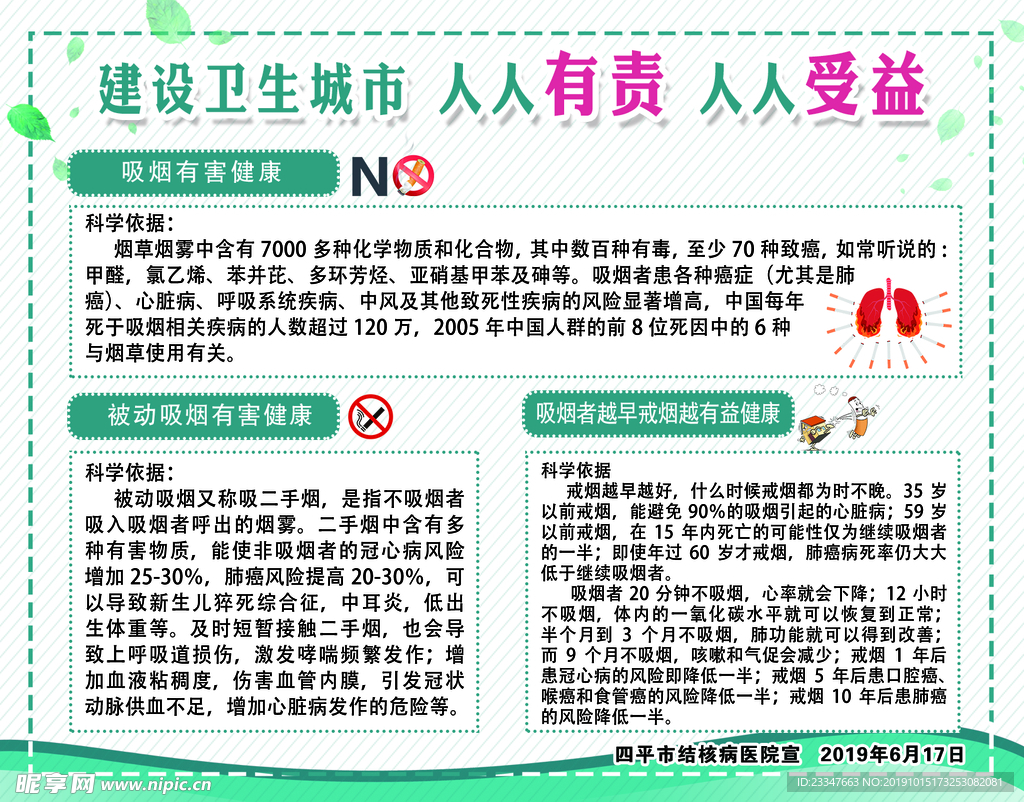 卫生城市 禁烟