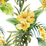 热带植物矢量循环素材