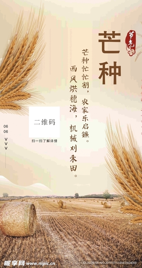 芒种节气海报