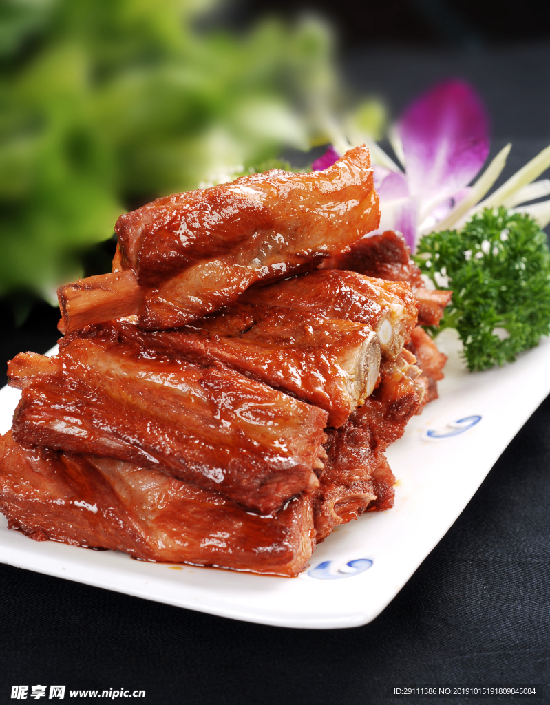烟熏腊排