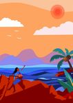 海边女孩