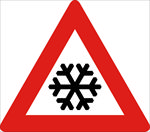 交通图标系列  注意暴雪图标