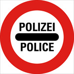 交通图标系列 警察检查图标