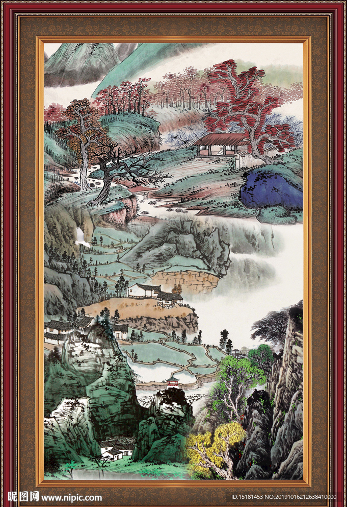 客厅山水画