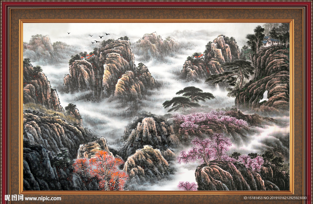 山水聚宝盆