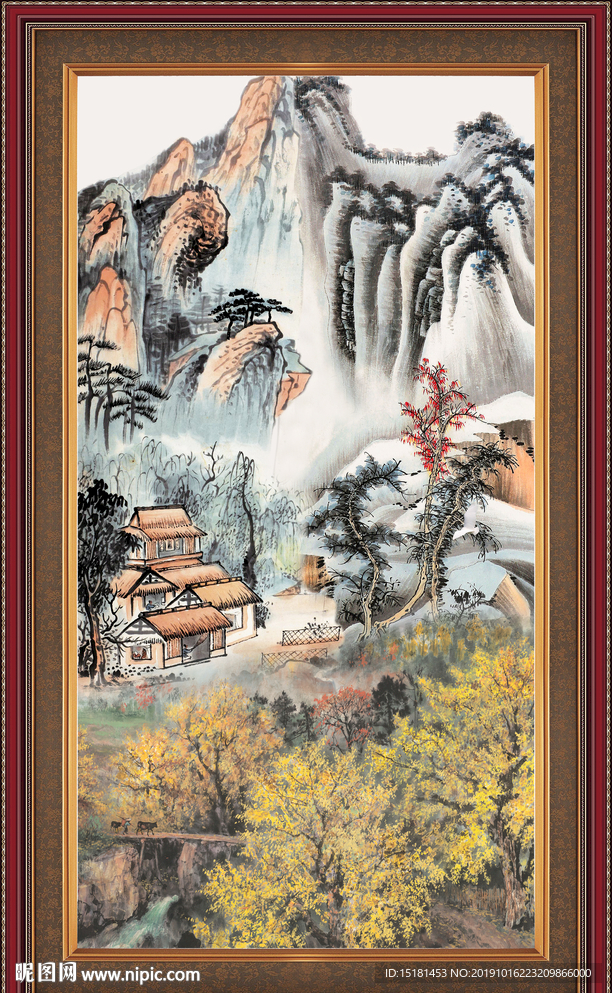 客厅山水画