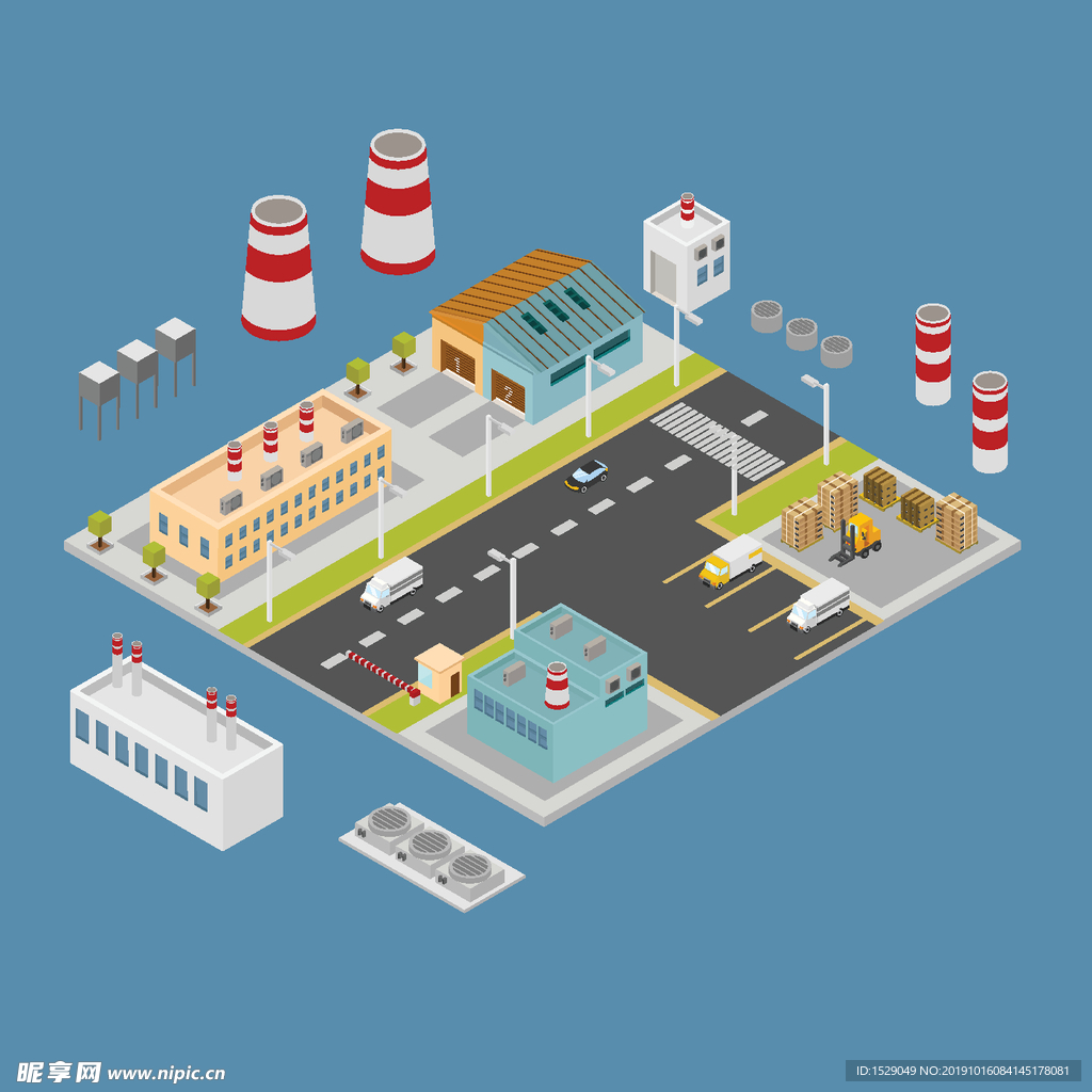 3D工业背景