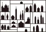 酒柜矢量图