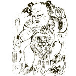 卡通小孩