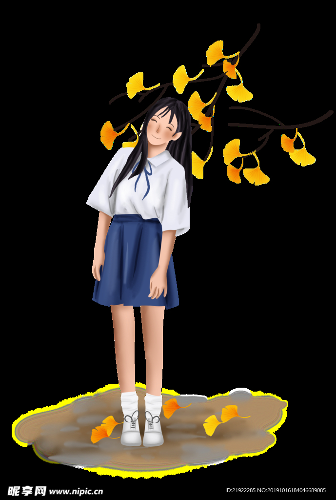 银杏女孩