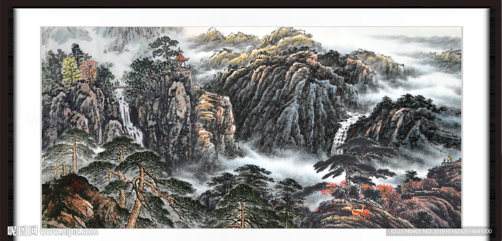 国画聚宝盆
