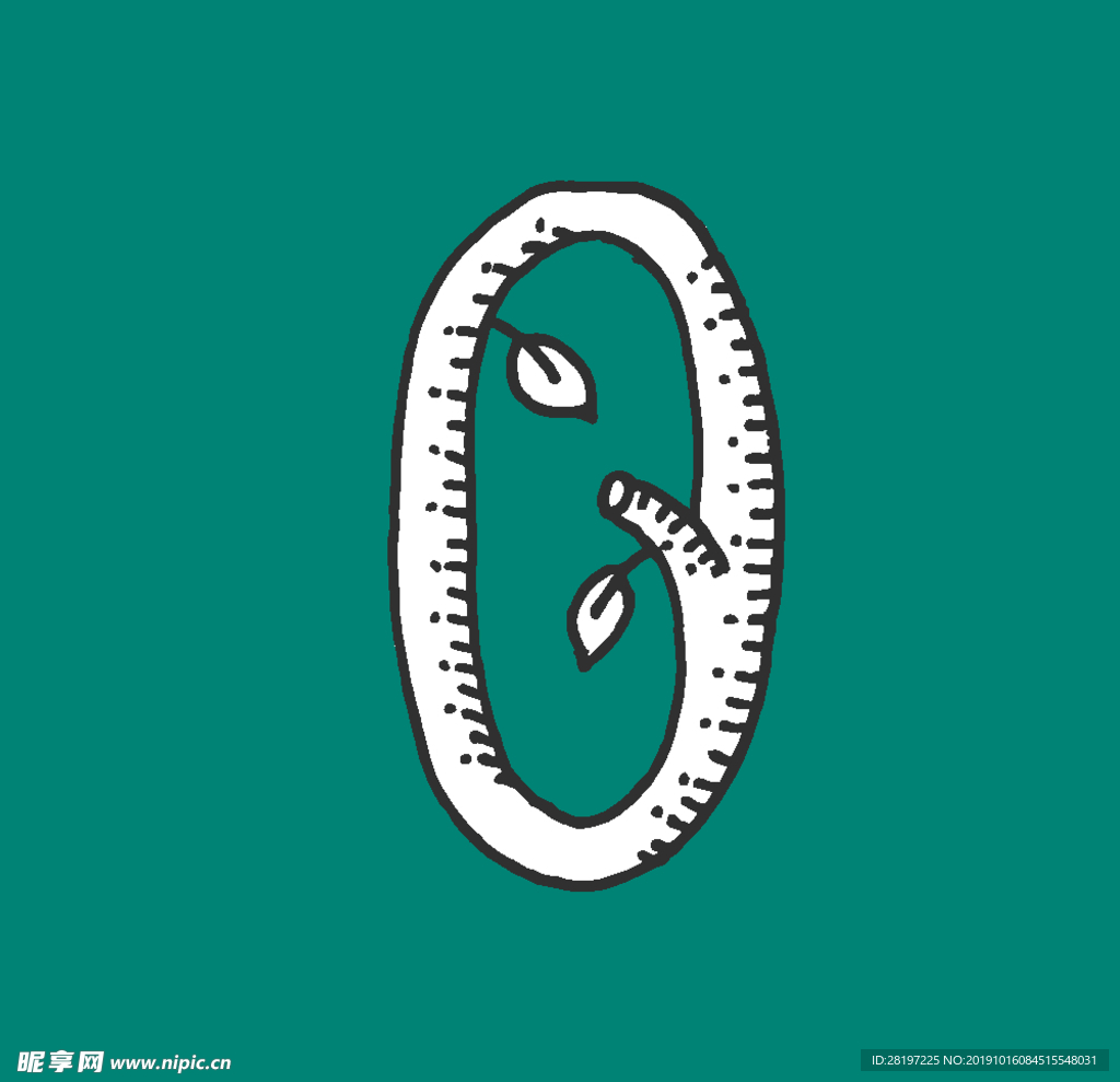 可爱卡通字母