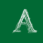 粉笔字字母矢量图
