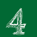 粉笔字字母矢量图
